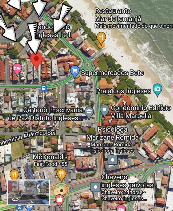 Апартаменти Apartamento 50Mts Praia Dos Ingleses Флоріанополіс Екстер'єр фото